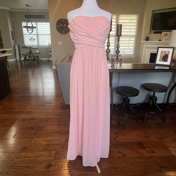 Lulu's Blush Strapless Maxi Dress - Picture 5 of 14
